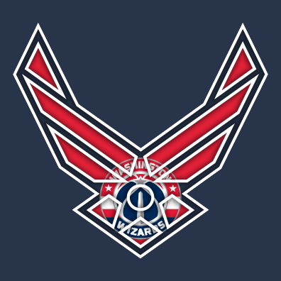 Airforce Washington Wizards Logo iron on paper